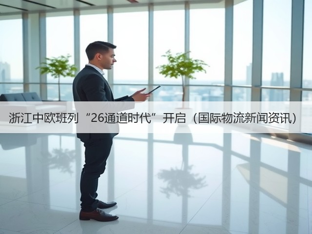 浙江中欧班列“26通道时代”开启(国际物流新闻资讯)(图1) 浙江中欧班列“26通道时代”开启(国际物流新闻资讯)(图1)