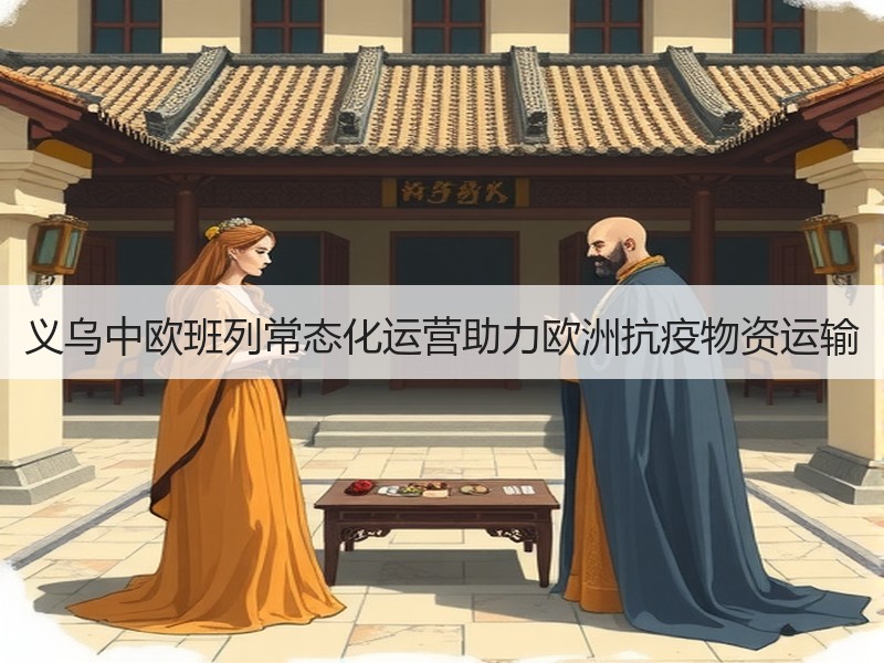义乌中欧班列常态化运营助力欧洲抗疫物资运输