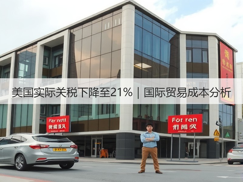 美国实际关税下降至21%｜国际贸易成本分析