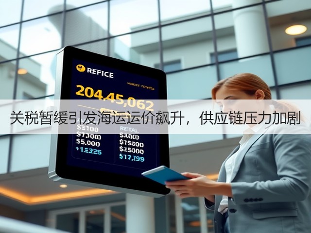 关税暂缓引发海运运价飙升，供应链压力加剧(图2)