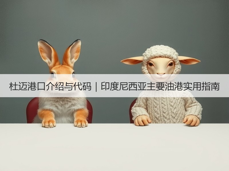 杜迈港口介绍与代码｜印度尼西亚主要油港实用指南