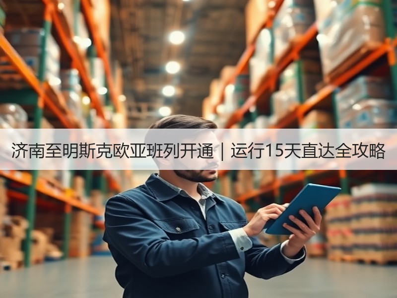 济南至明斯克欧亚班列开通｜运行15天直达全攻略