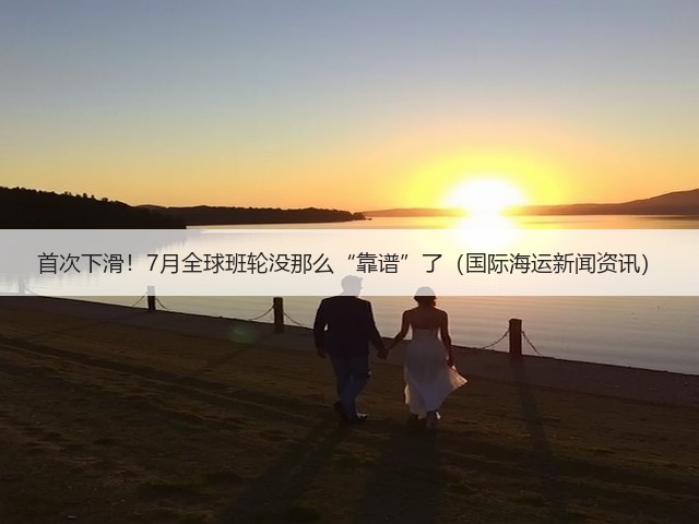 首次下滑！7月全球班轮没那么“靠谱”了（国际海运新闻资讯）(图1)