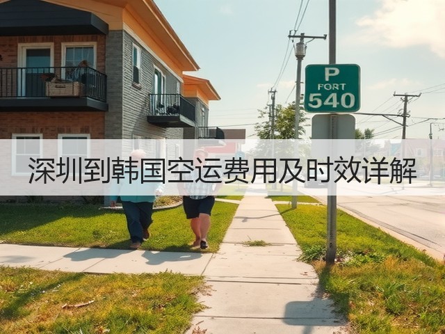 深圳到韩国空运费用及时效详解(图2)