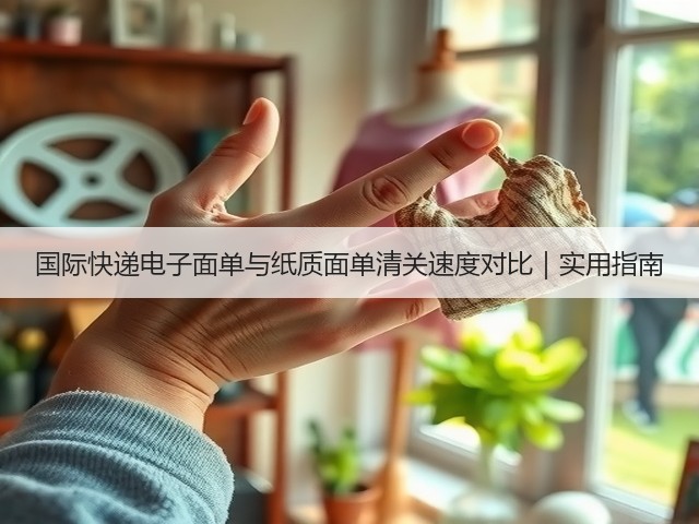 国际快递电子面单与纸质面单清关速度对比｜实用指南(图2)