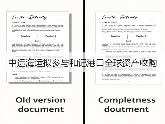 中远海运拟参与和记港口全球资产收购(图2)