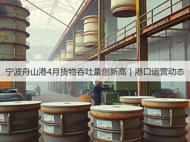 宁波舟山港4月货物吞吐量创新高｜港口运营动态(图1)