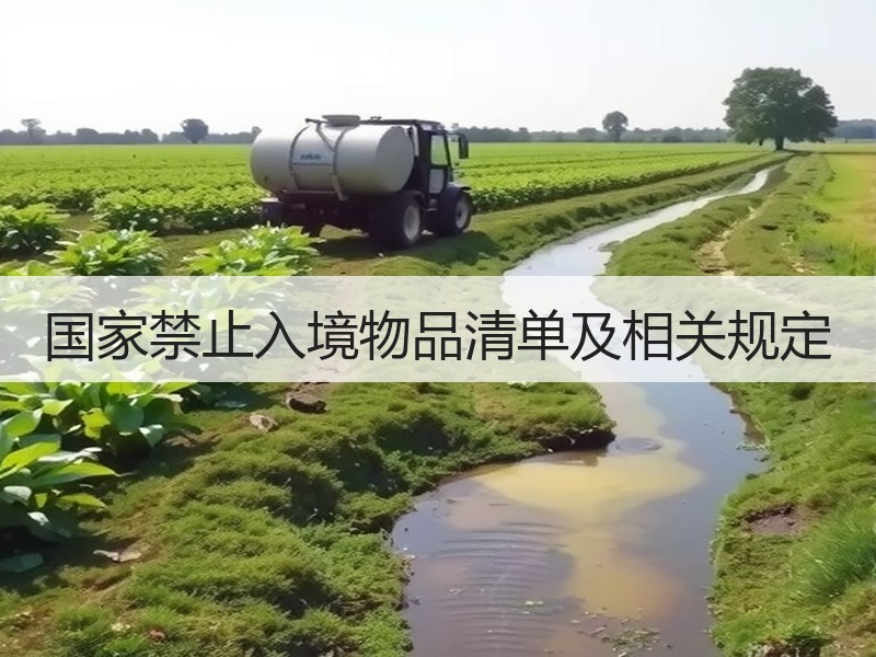 国家禁止入境物品清单及相关规定