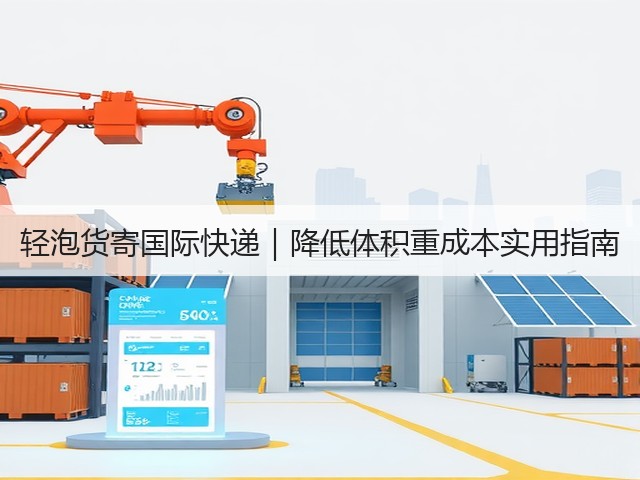 轻泡货寄国际快递｜降低体积重成本实用指南(图2)