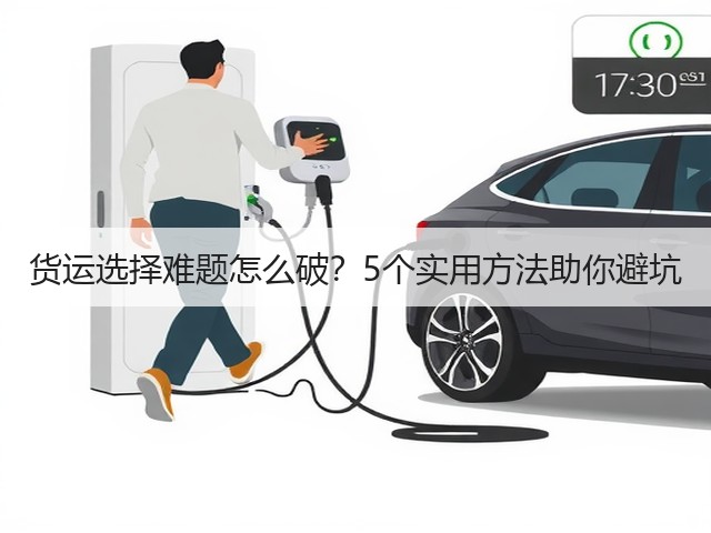 货运选择难题怎么破？5个实用方法助你避坑(图1)