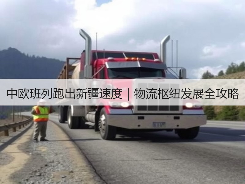 中欧班列跑出新疆速度｜物流枢纽发展全攻略