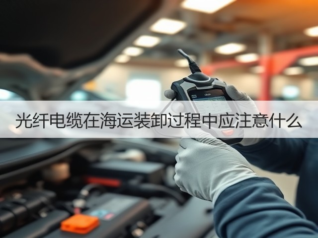 光纤电缆在海运装卸过程中应注意什么(图2)