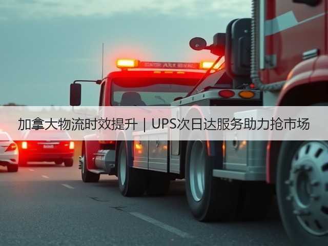 加拿大物流时效提升｜UPS次日达服务助力抢市场(图2)