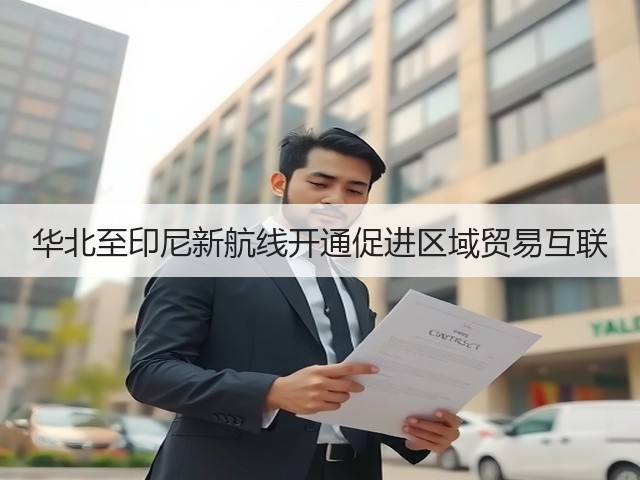 华北至印尼新航线开通促进区域贸易互联(图1)