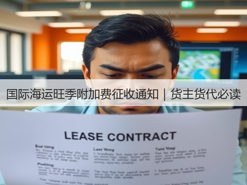 国际海运旺季附加费征收通知｜货主货代必读