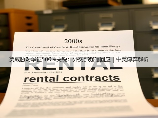 美威胁对华征500%关税：外交部强硬回应｜中美博弈解析(图2)