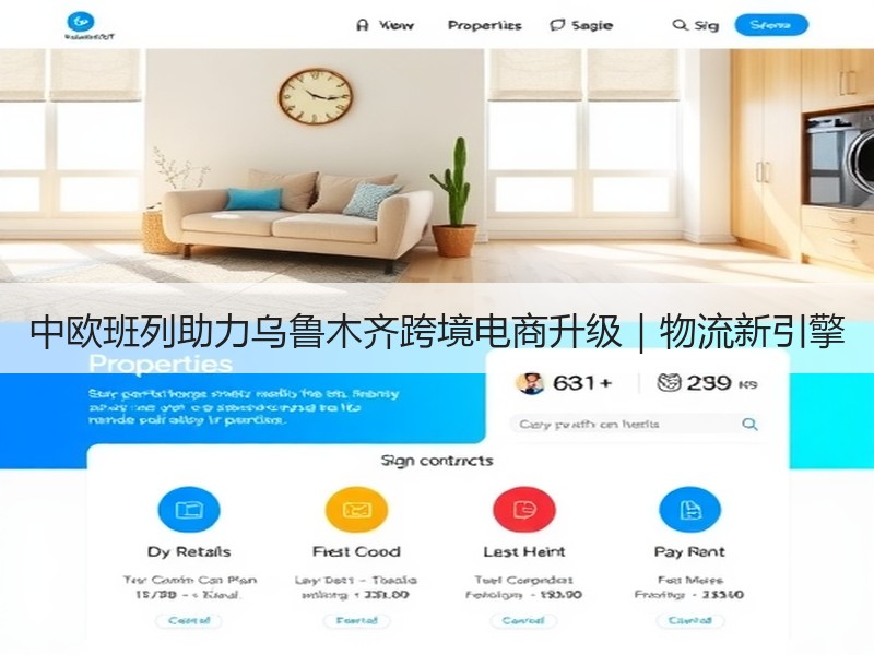中欧班列助力乌鲁木齐跨境电商升级｜物流新引擎