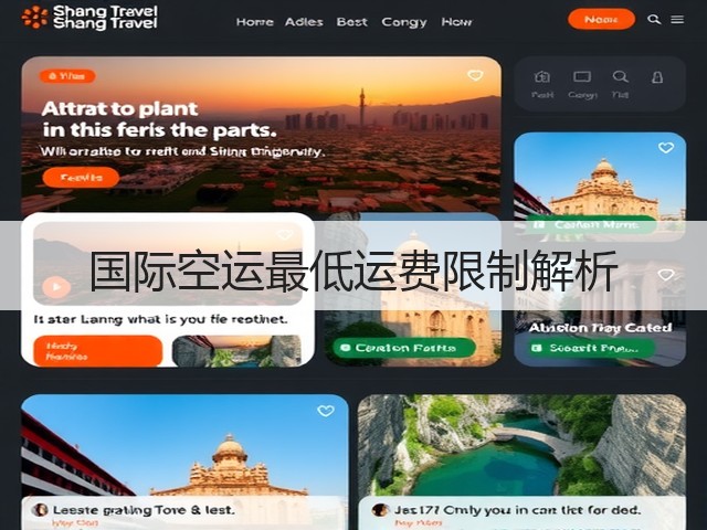 国际空运最低运费限制解析(图1) 国际空运最低运费限制解析(图1)
