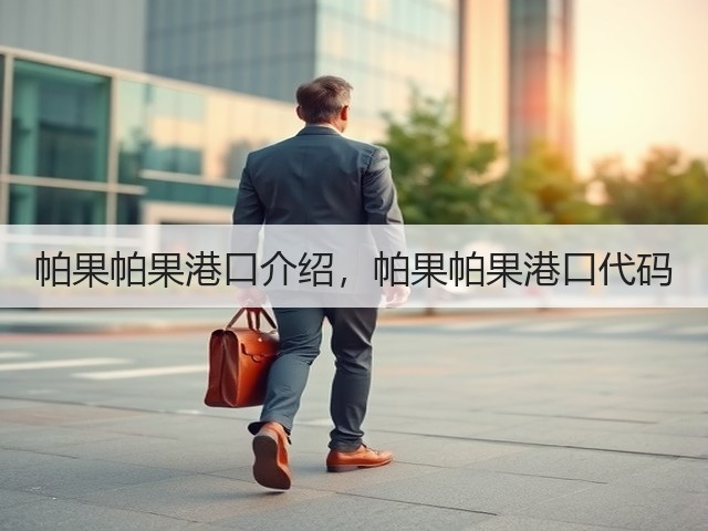 帕果帕果港口介绍，帕果帕果港口代码(图1)