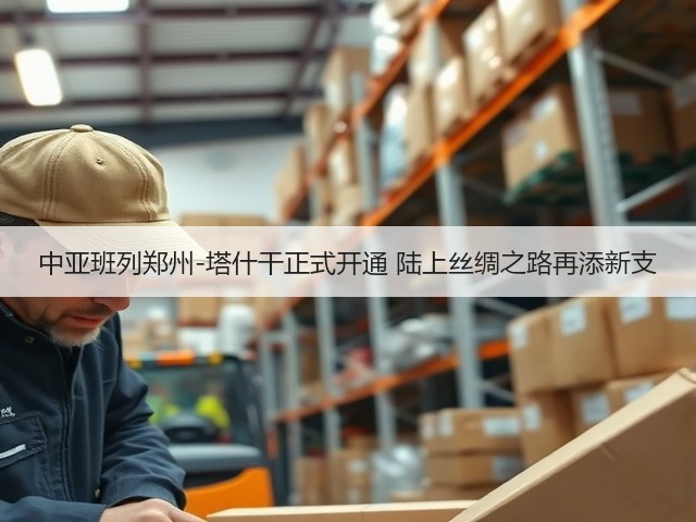 中亚班列郑州-塔什干正式开通 陆上丝绸之路再添新支(图1)