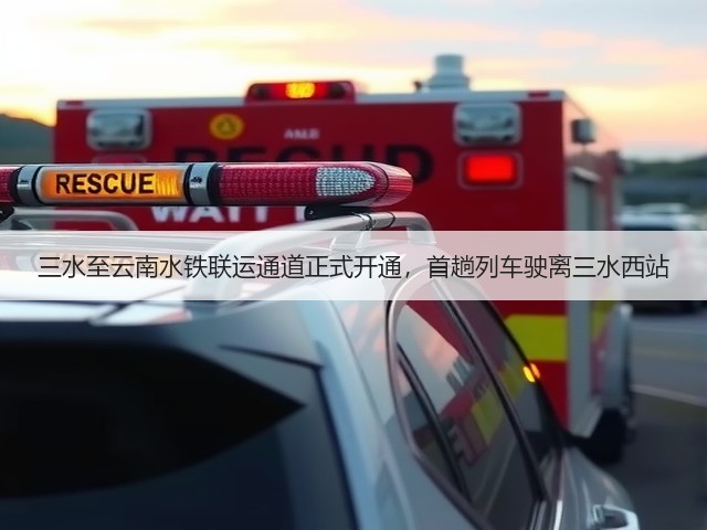 三水至云南水铁联运通道正式开通，首趟列车驶离三水西站(图1)