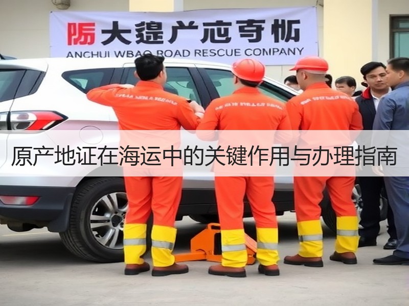 原产地证在海运中的关键作用与办理指南