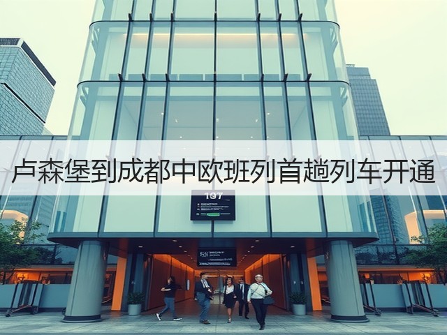 卢森堡到成都中欧班列首趟列车开通(图3) 卢森堡到成都中欧班列首趟列车开通(图3)