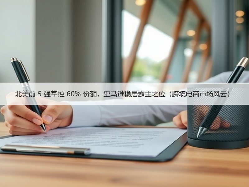 北美前 5 强掌控 60% 份额，亚马逊稳居霸主之位（跨境电商市场风云）