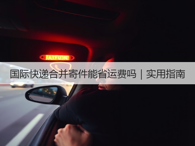 国际快递合并寄件能省运费吗｜实用指南(图1)