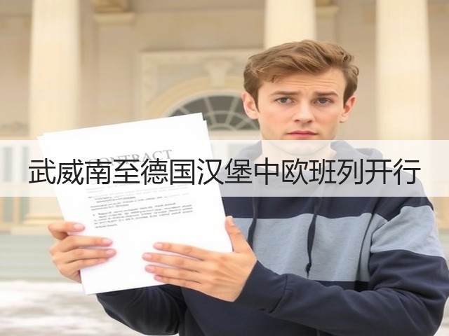 武威南至德国汉堡中欧班列开行(图1)
