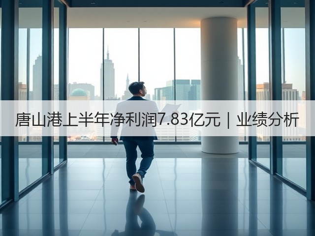 唐山港上半年净利润7.83亿元｜业绩分析(图2)
