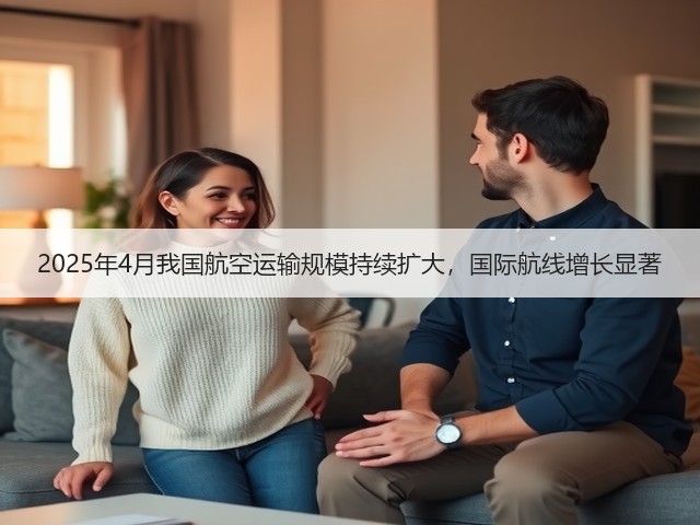 2025年4月我国航空运输规模持续扩大，国际航线增长显著(图1)