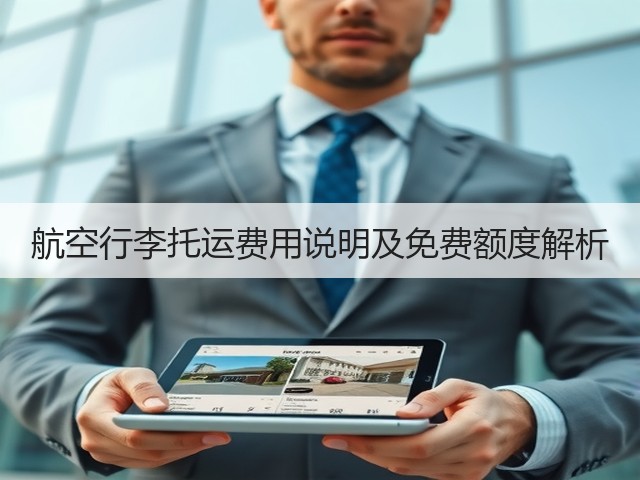 航空行李托运费用说明及免费额度解析(图3)