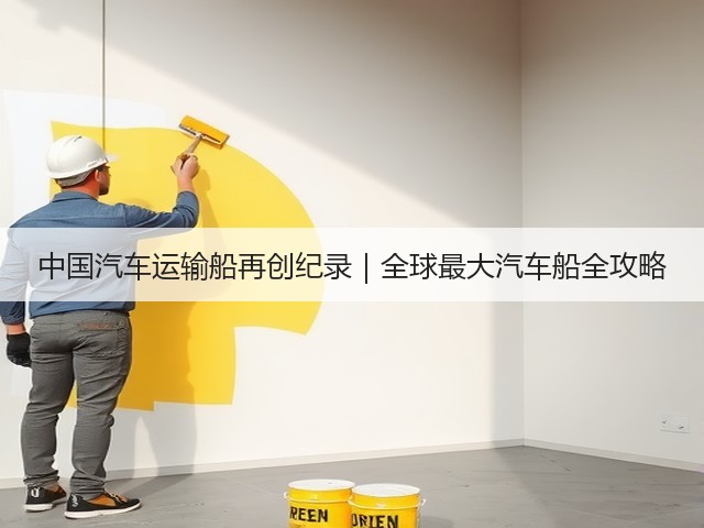 中国汽车运输船再创纪录｜全球最大汽车船全攻略(图1)