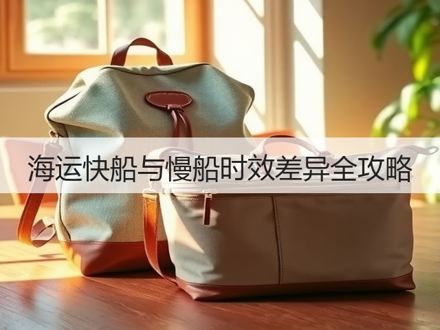 海运快船与慢船时效差异全攻略(图1)