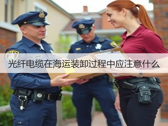 光纤电缆在海运装卸过程中应注意什么(图2)
