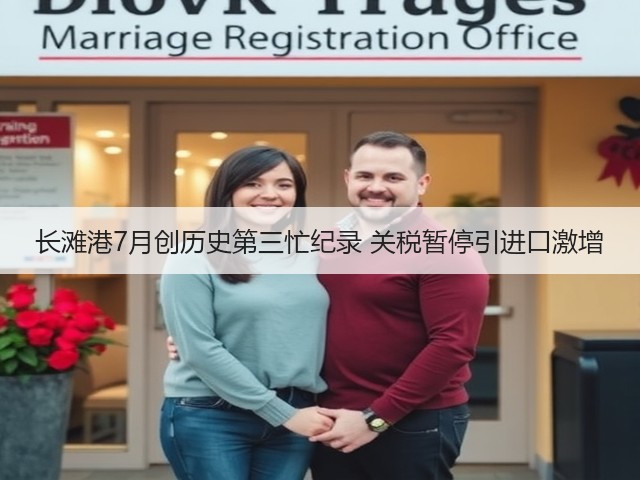 长滩港7月创历史第三忙纪录 关税暂停引进口激增(图1) 长滩港7月创历史第三忙纪录 关税暂停引进口激增(图1)
