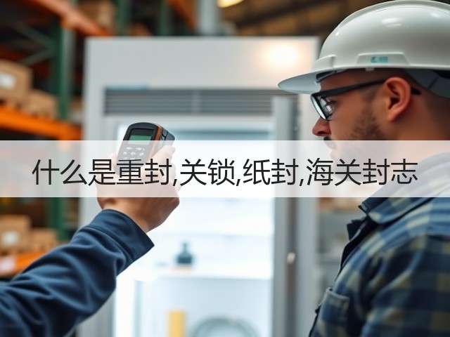 什么是重封,关锁,纸封,海关封志(图3) 什么是重封,关锁,纸封,海关封志(图3)
