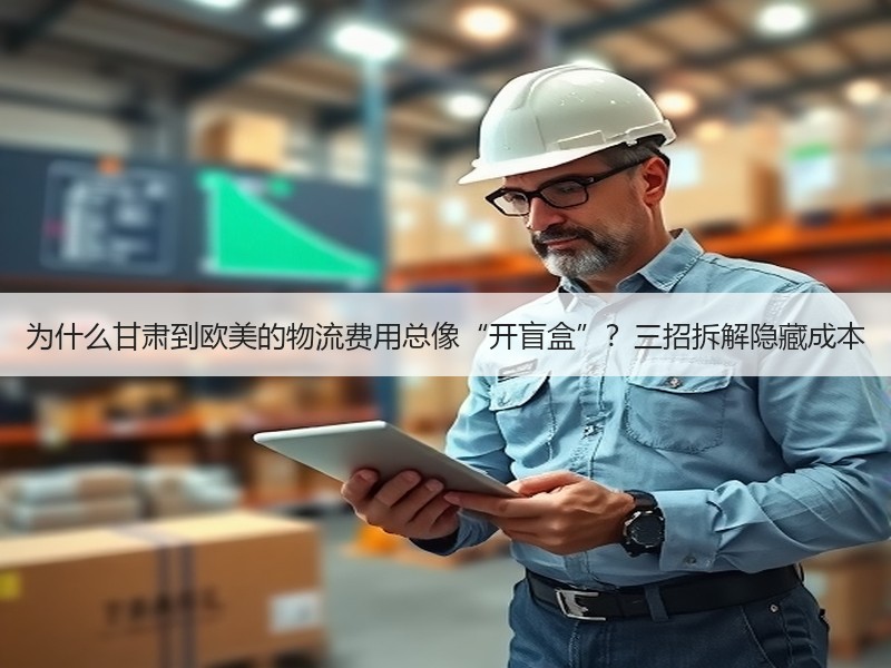 为什么甘肃到欧美的物流费用总像“开盲盒”？三招拆解隐藏成本
