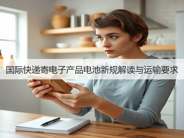 国际快递寄电子产品电池新规解读与运输要求(图2)
