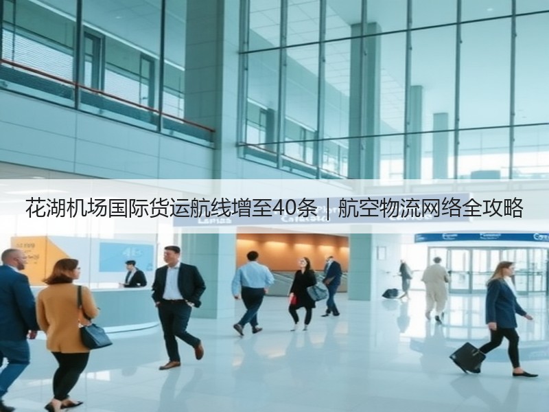 花湖机场国际货运航线增至40条｜航空物流网络全攻略