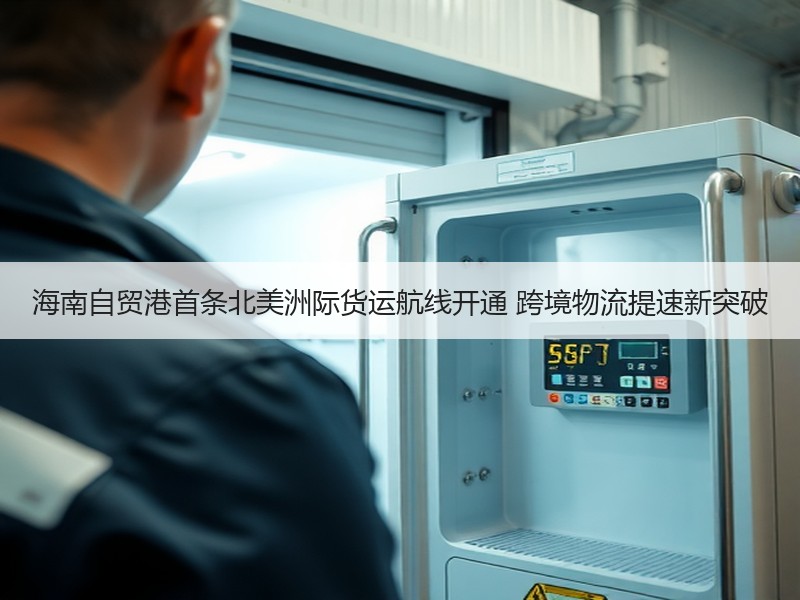 海南自贸港首条北美洲际货运航线开通 跨境物流提速新突破