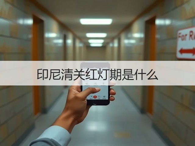 印尼清关红灯期是什么(图3)