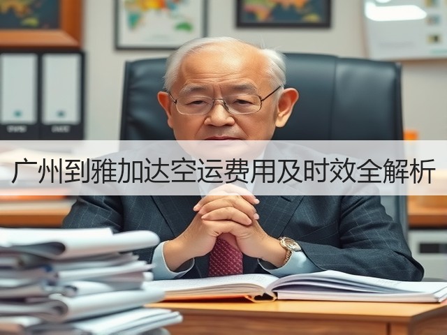 广州到雅加达空运费用及时效全解析(图3)