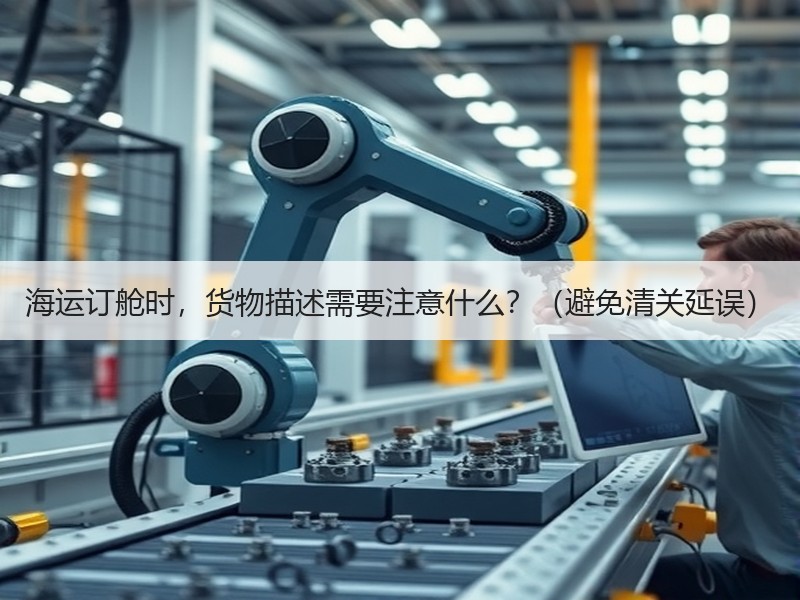 海运订舱时，货物描述需要注意什么？（避免清关延误）