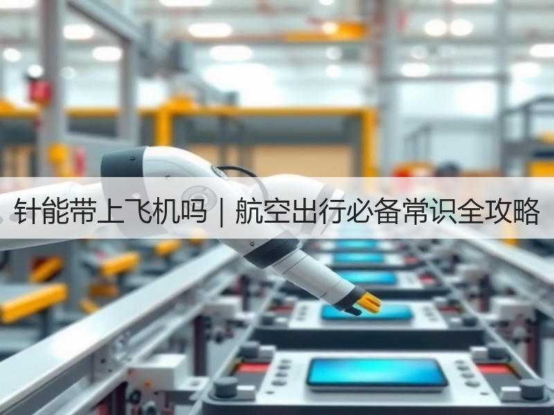 针能带上飞机吗｜航空出行必备常识全攻略
