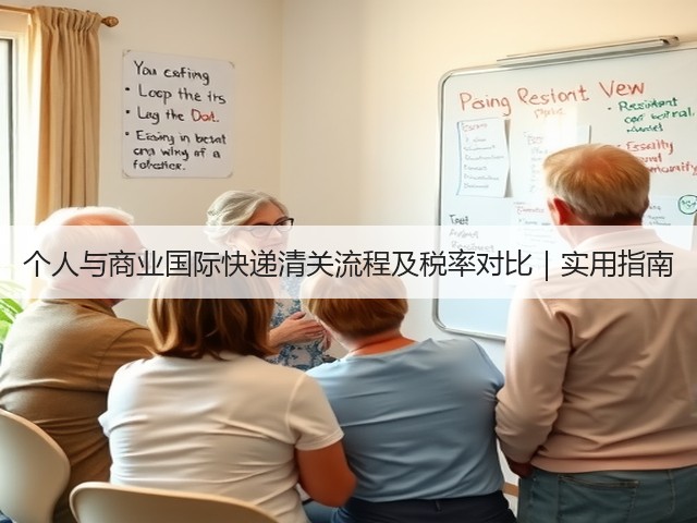 个人与商业国际快递清关流程及税率对比｜实用指南(图3)