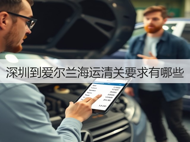 深圳到爱尔兰海运清关要求有哪些(图1)
