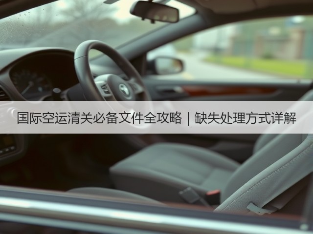 国际空运清关必备文件全攻略|缺失处理方式详解(图2) 国际空运清关必备文件全攻略|缺失处理方式详解(图2)