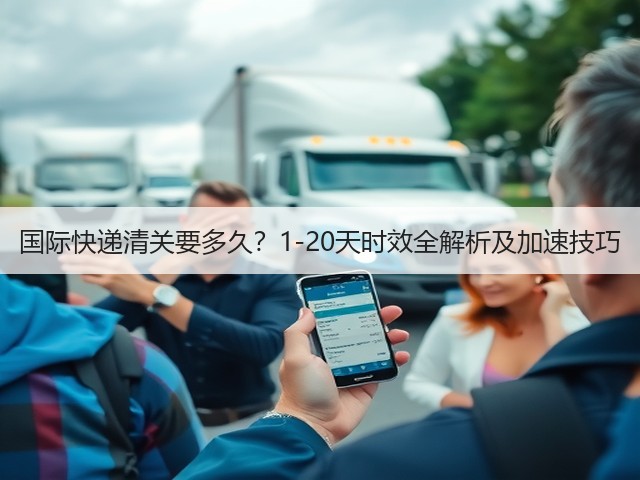 国际快递清关要多久?1-20天时效全解析及加速技巧(图3) 国际快递清关要多久?1-20天时效全解析及加速技巧(图3)